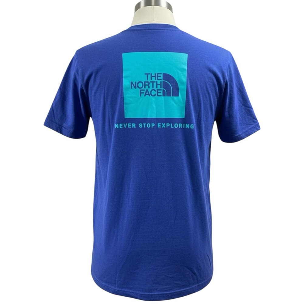 The North Face Womens Graphic T-Shirt LOT OF 2 Texas Flag Redbox Blue Red Small - Picture 4 of 6